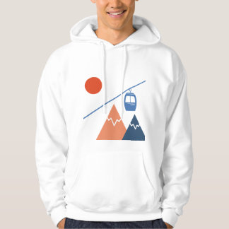 Sudadera Teleférico de Esquí Montaña Retro Deporte Aventura
