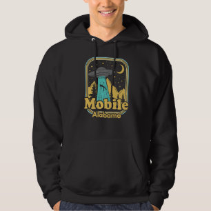 Sudadera Teléfono móvil Alabama Ufo Alien Hunter Estado iró