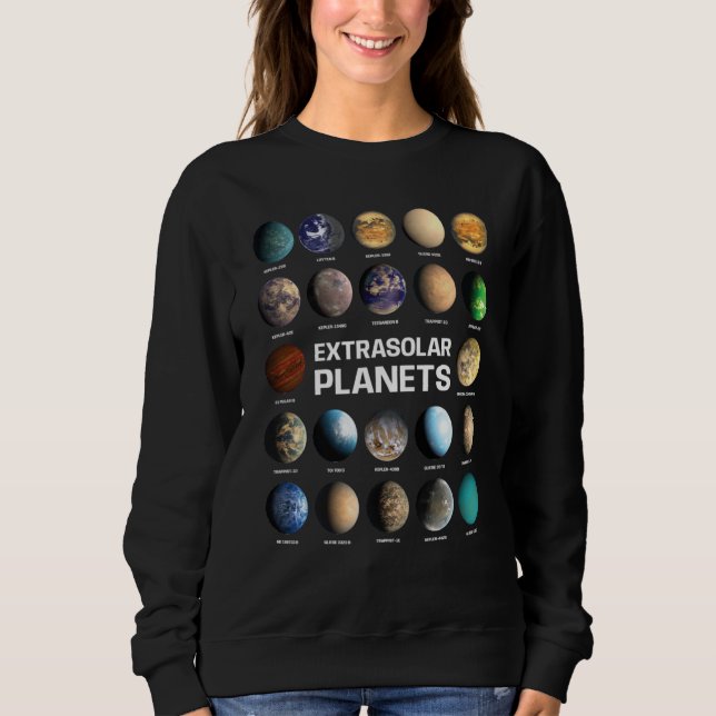 Sudadera Telescope Astronomy Extrasolar Planets Cosmology B (Anverso)