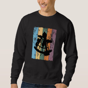 Sudadera Telescopio de astronomía retro teodolito astrónomo