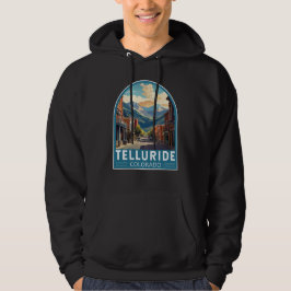 Sudadera Telluride Colorado Travel Art Vintage