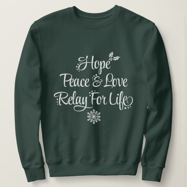 Sudadera Tema de vacaciones Relé para vida útil (Anverso del diseño)
