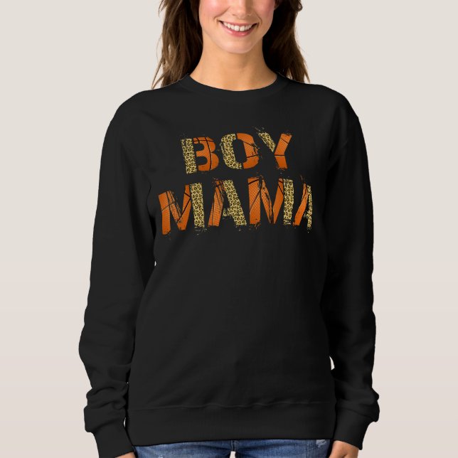 Sudadera Tema del Básquetbol impreso del leopardo de las mu (Anverso)