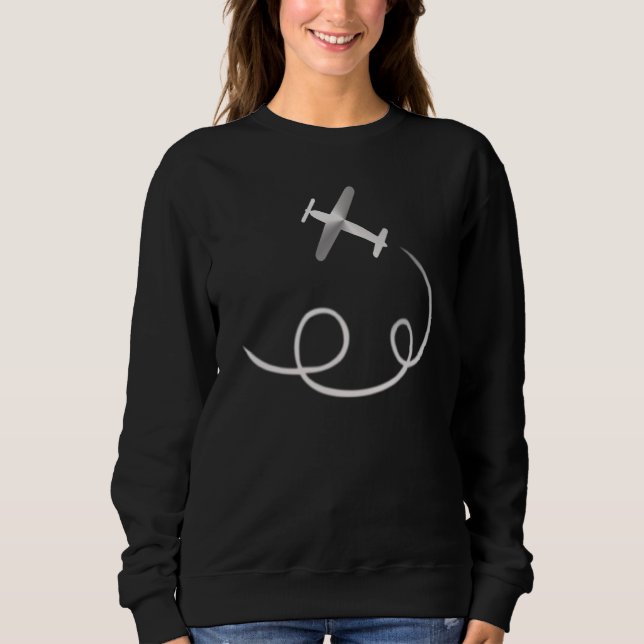 Sudadera Tema del programa piloto de aviación para aviones  (Anverso)