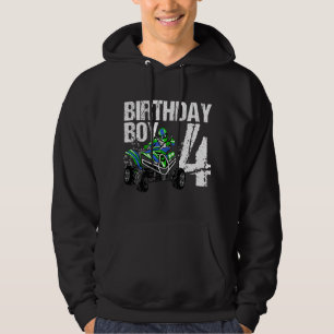 Sudadera Temas de fiesta de cumpleaños de niños de 4 años Q