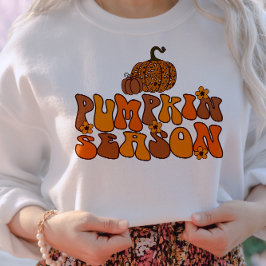 SUDADERA TEMÁTICA DE LA TEMPORADA DE PUMPKIN DE AGOSTO