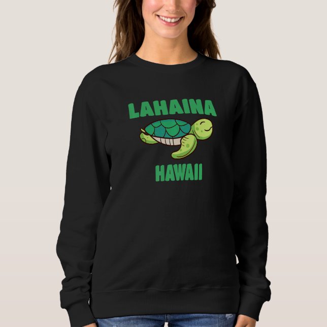Sudadera Temática de tortuga marina de Lahaina Hawaii (Anverso)