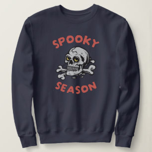 Sudadera Temblorosa temporada de Creepe Skull Halloween