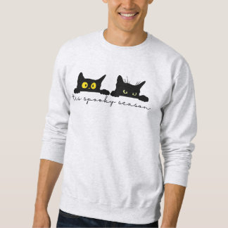 Sudadera Temblorosa temporada de gatos, gatos de Halloween 