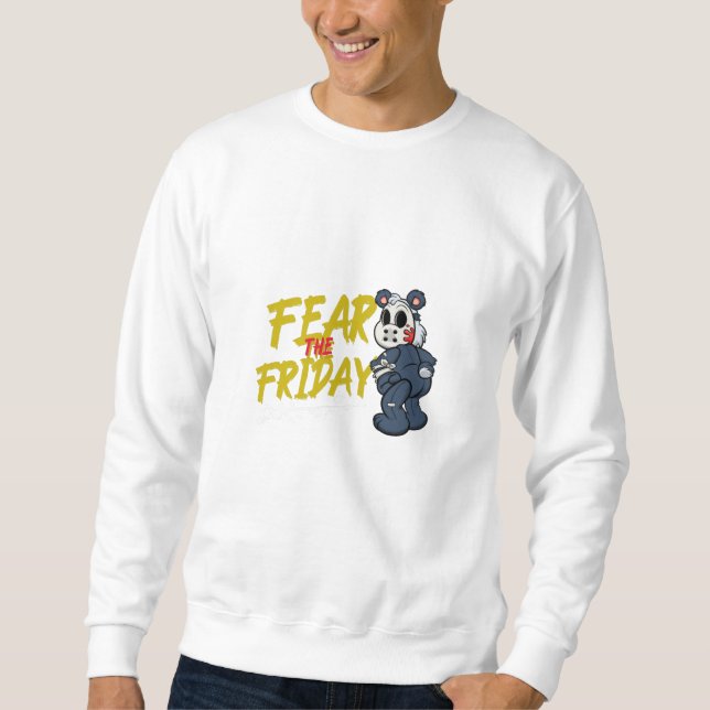 Sudadera ¡Teme el viernes! (Anverso)