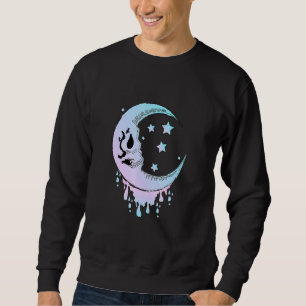 Sudadera Temeroso y espeluznante Gótico de la Luna Punk sat