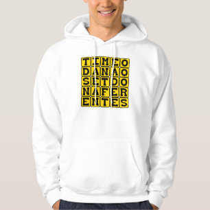 Sudadera Temo a los dánaos incluso cuando traen regalos, Te