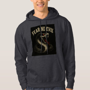 Sudadera TEMOR NO MALO - Fierce Black Cobra Snake Graphic