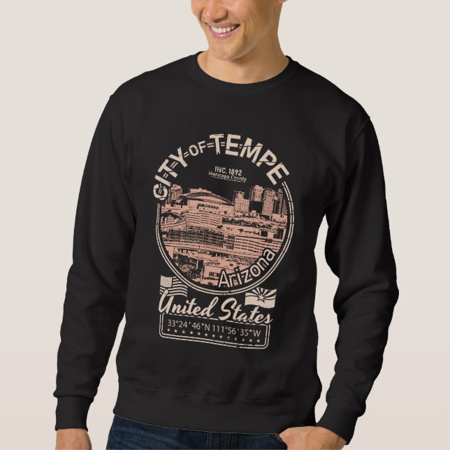 SUDADERA TEMPE ARIZONA - MILL AVE (Anverso)
