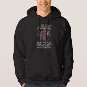 Sudadera Templario Soy un niño de Dios un guerrero de Ch