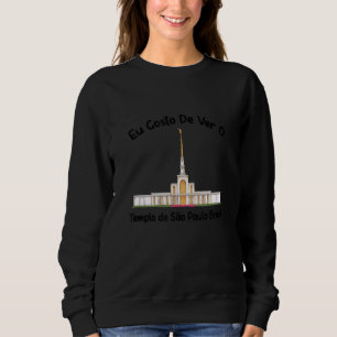 Sudadera Templo De São Paulo Brasil Eu Gosto De Ver Salón