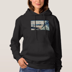 Sudadera Templo Honganji Vista de madera japonesa del monte