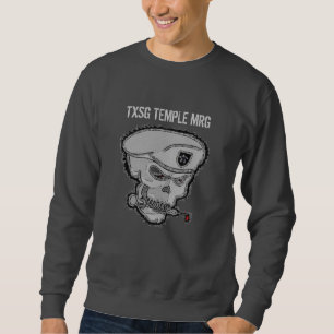 Sudadera TEMPLO invertido MRG - camiseta del cráneo TXSG