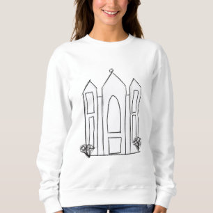 Sudadera Templo SUD de Salt Lake City simple moderno mormón