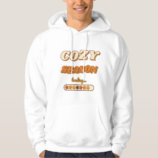 Sudadera Temporada Acogedora Cargando... Tipografía Retro d