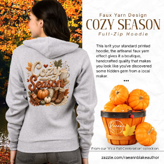 Sudadera Temporada Acogedora Faux Yarn Bella+Canvas Sudader