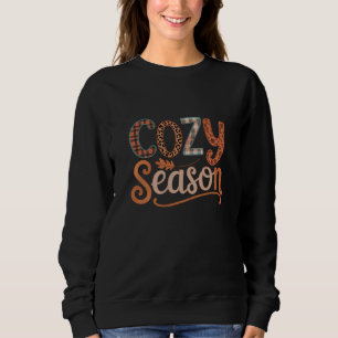 Sudadera Temporada Acogedora Retro Otoño Ponte Acogedora Dí
