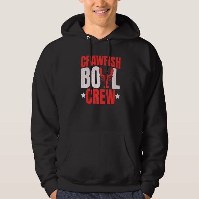 Sudadera Temporada Crawfish Bot Crew Crawfish Cajun (Anverso)