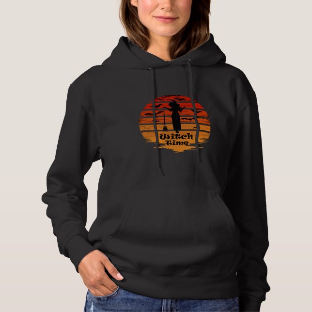 Sudadera Temporada de brujas de Halloween (Anverso)