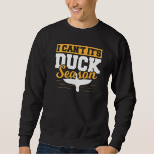 Sudadera Temporada de caza de patos atuendo caza de aves ac