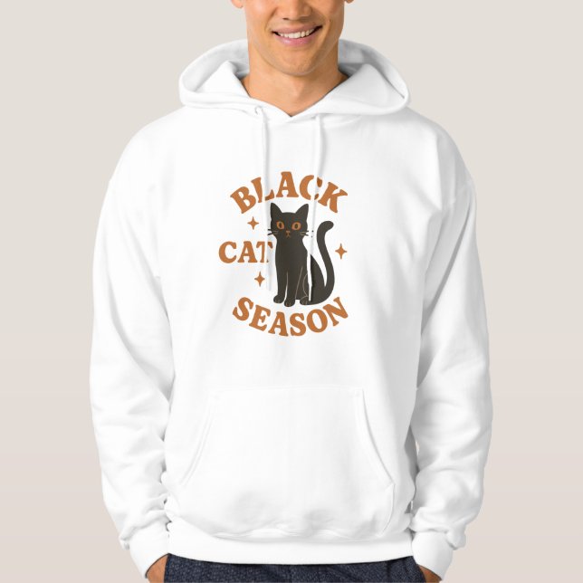 Sudadera Temporada de gatos negros (Anverso)