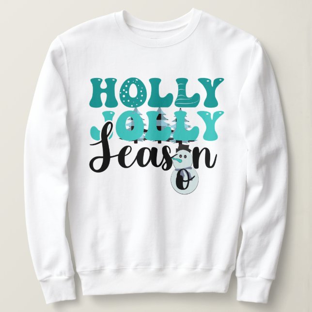 Sudadera Temporada de Holly Jolly (Anverso del diseño)