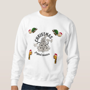 Sudadera Temporada de júbilo de los Navidades retro Persona