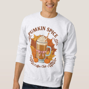 Sudadera Temporada de otoño del club de café de las especia