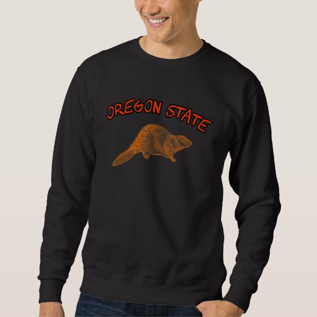 Sudadera Temporada de pato Oregon State College Deporte Jue (Anverso)