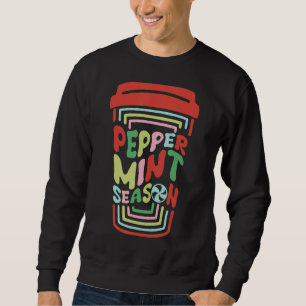 Sudadera Temporada de Peppermint Retro Latte Boho Hombres M