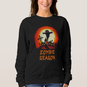 Sudadera Temporada de Zombies Cementerio Espeluznante a la 