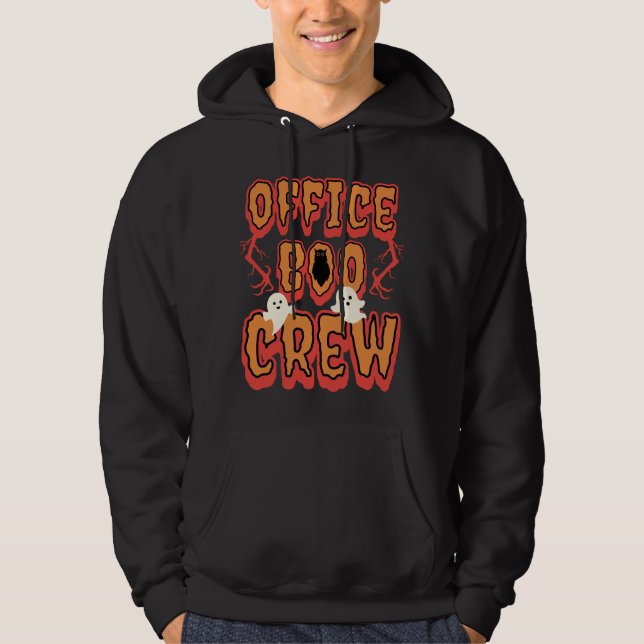 Sudadera Temporada divertida de Halloween de Office Boo Cre (Anverso)