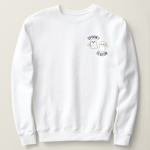 Sudadera temporada espeluznante (colocación de bolsillo)