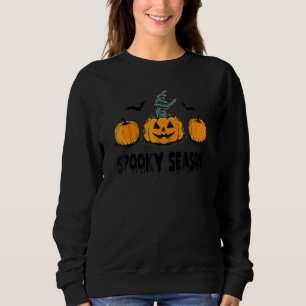 Sudadera Temporada espeluznante Mano de zombie de calabaza