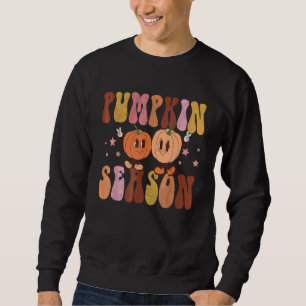 Sudadera Temporada Retro de Calabaza Boo Hippie Halloween 6