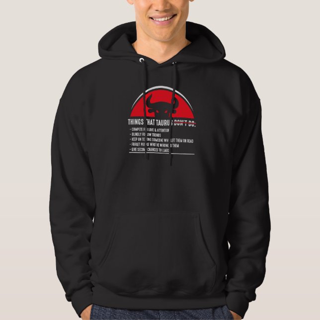 Sudadera Temporada Taurus Merchandise Rótulo Zodiac Astrogr (Anverso)