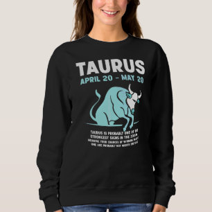 Sudadera Temporada Taurus Merchandise Rótulo Zodiac Astrogr