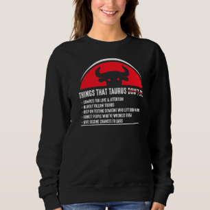 Sudadera Temporada Taurus Merchandise Rótulo Zodiac Astrogr