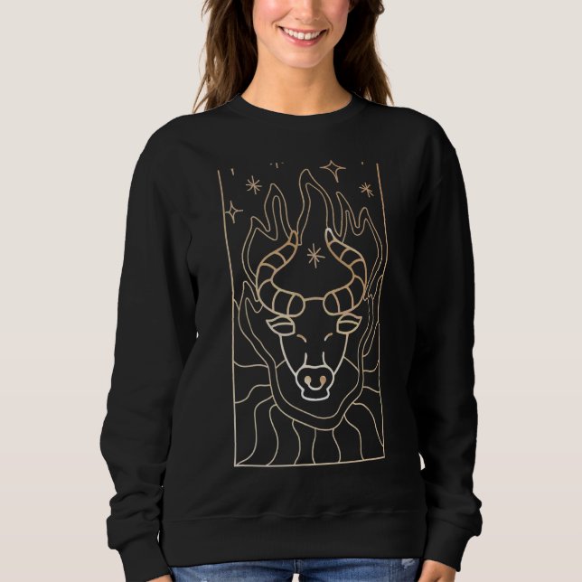 Sudadera Temporada Taurus Merchandise Rótulo Zodiac Astrogr (Anverso)