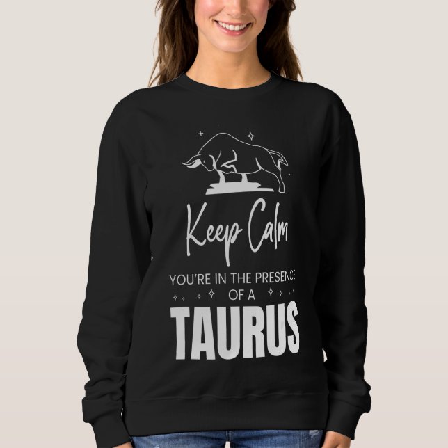 Sudadera Temporada Taurus Merchandise Rótulo Zodiac Astrogr (Anverso)