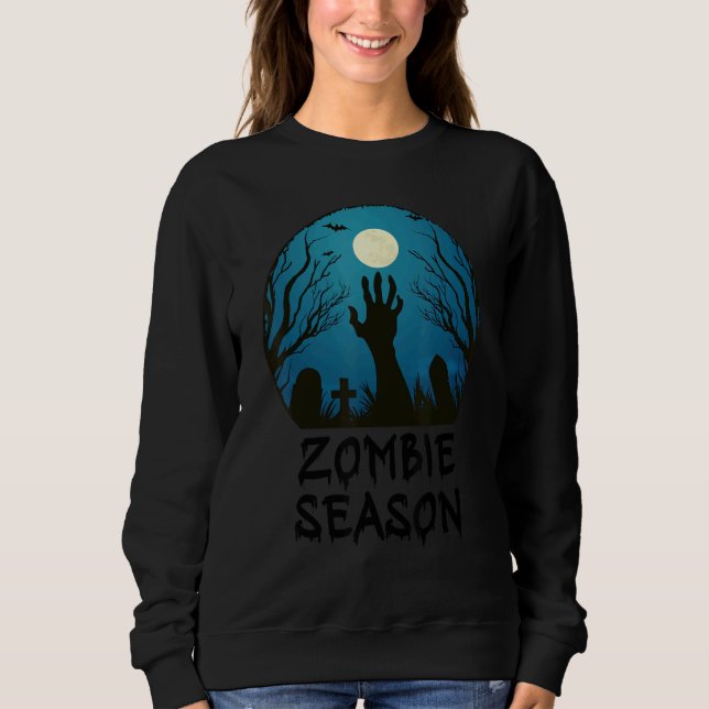 Sudadera Temporada Zombie Moonlit Graveyard Scary Kids Boys (Anverso)