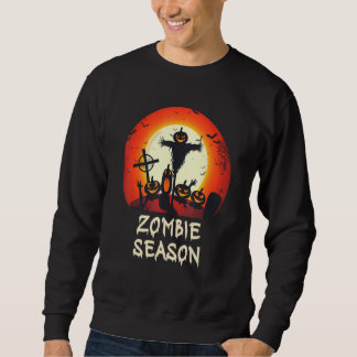 Sudadera Temporada Zombie Moonlit Scary Graveyard Niños A