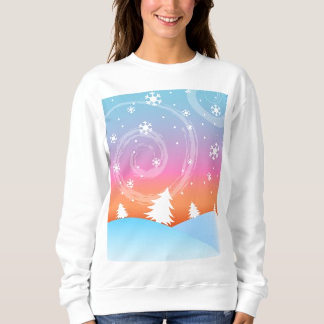 Sudadera Temporadas Nevadas (Anverso)