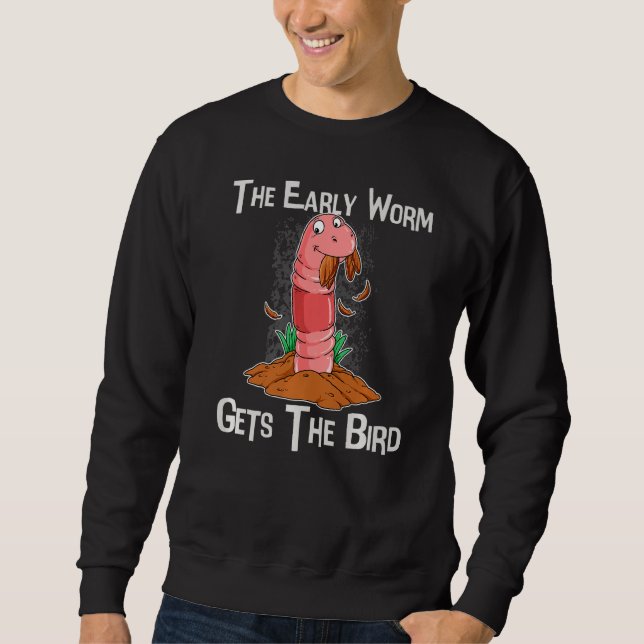 Sudadera Temprano Y Temprano El Temprano Sarcasmo De Pájaro (Anverso)
