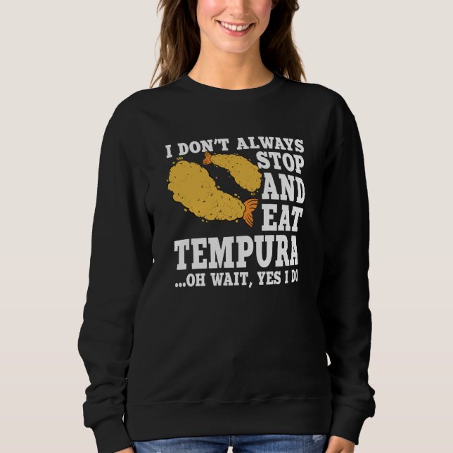 Sudadera Tempura  Quote Love Shrimp And Seafood (Anverso)